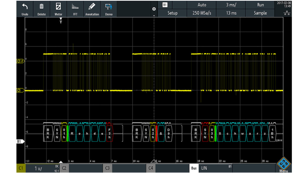 Rohde & Schwarz per Oscilloscopio digitale RTB2000