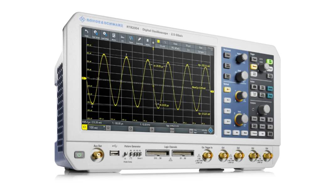 Rohde & Schwarz RTB2000 RTB-2004 Mixed-Signal Tisch Oszilloskop 4-Kanal Analog 200MHz, DKD/DAkkS-kalibriert CAN, IIC,