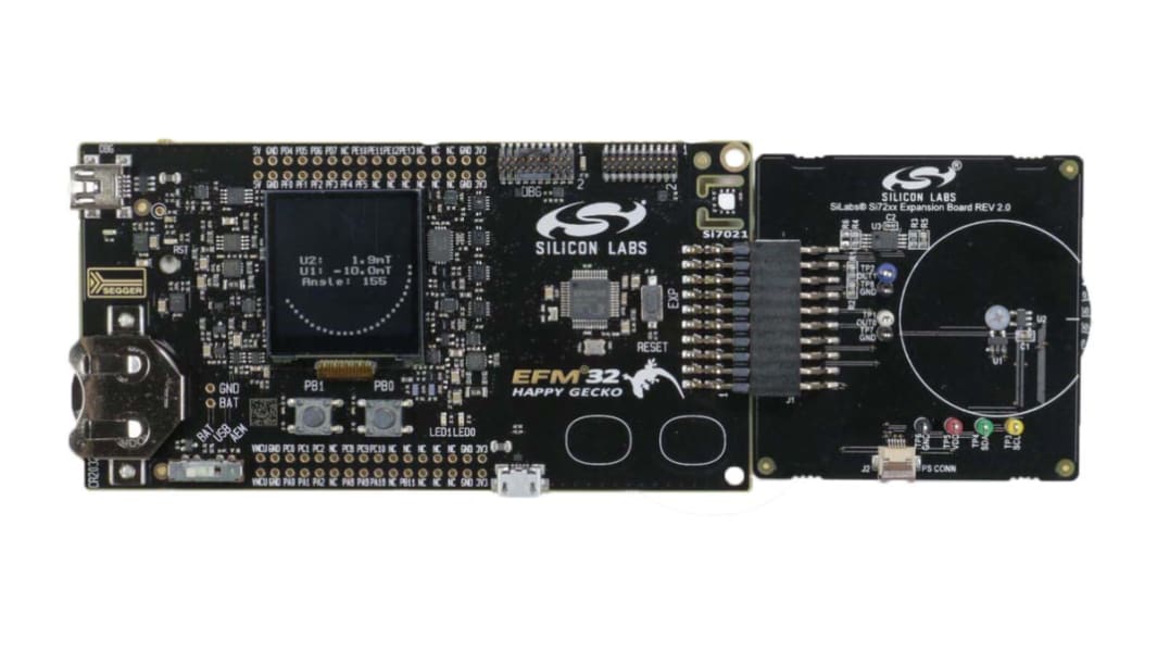 Kit de développement pour capteur Silicon Labs pour Capteur à effet Hall
