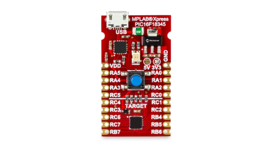 Microchip MPLAB Xpress PIC16F18345 Evaluierungsplatine PIC8 PIC16F18345