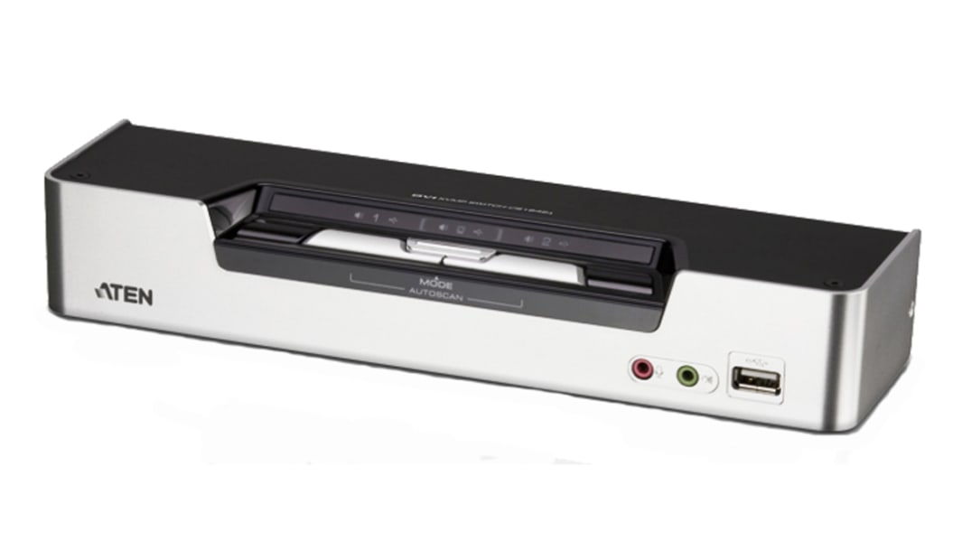 Switch KVM 3,5 mm stereo Aten CS1642A porte = 2 USB DVI