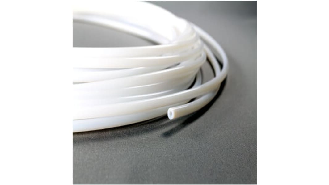 Saint Gobain Versilon™ PTFE-F PTFE, Flexible Tube, 2.5mm ID, 4mm OD, Clear, 50m
