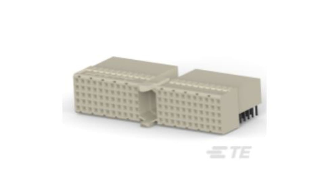 Connettore backplane TE Connectivity serie Z-PACK HM Femmina, 110 vie, 5 file, passo 2mm, a A pressione Montaggio con