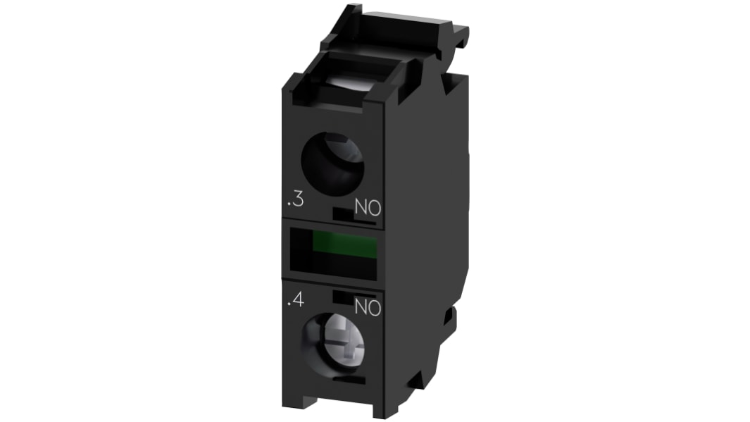Blocco contatti Siemens, 1CO, 500V ca/cc, terminali a A vite