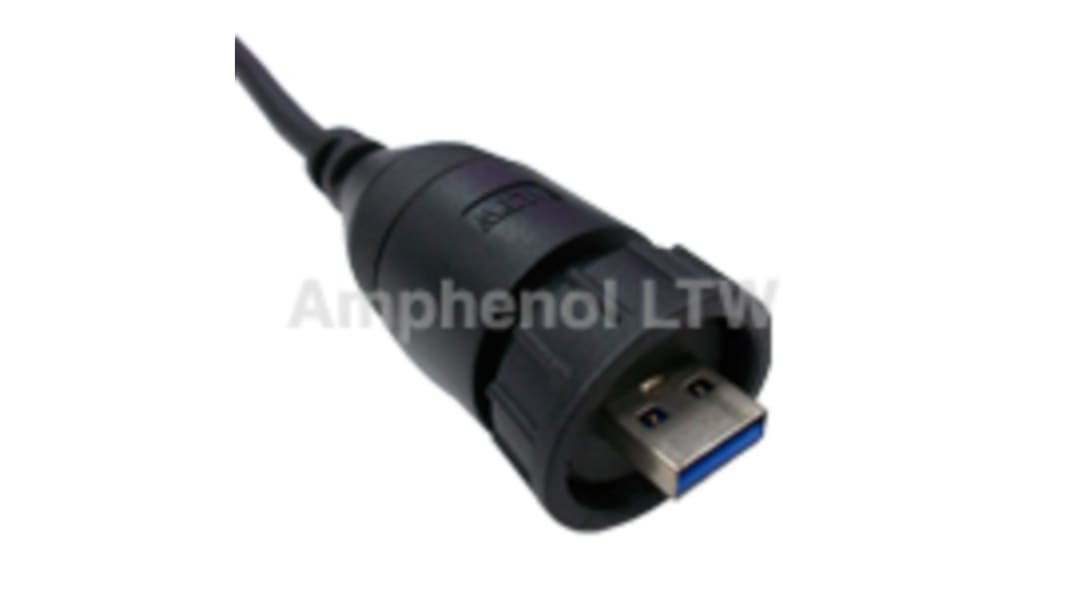 Connecteur USB 3.0 A Amphenol Industrial, série UA