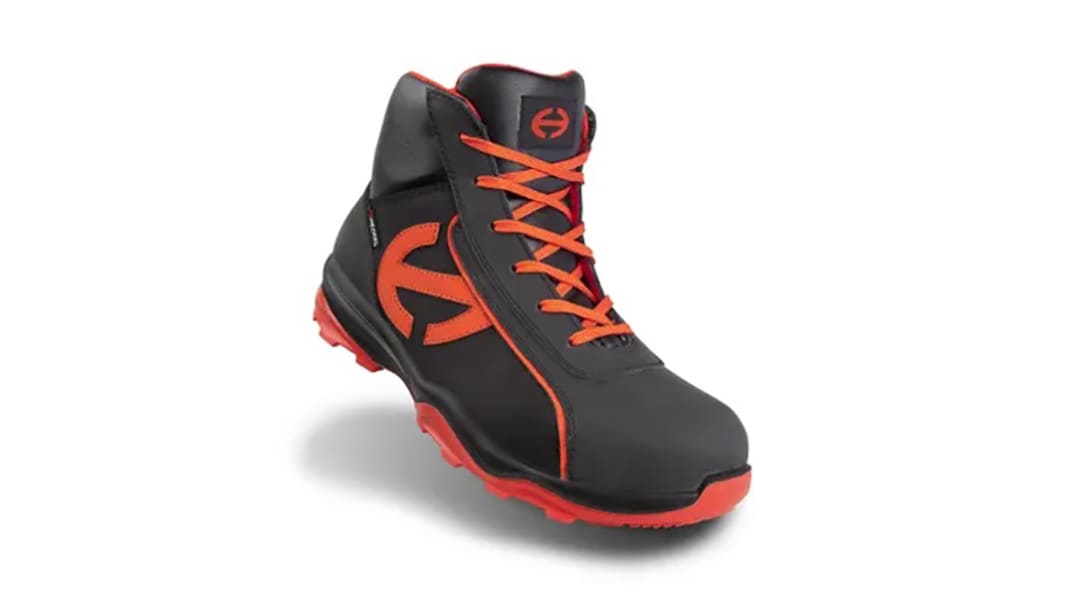Botas de seguridad 8888, serie RUN-R de color Negro, rojo, talla 40, S3 A, P, WRU SR