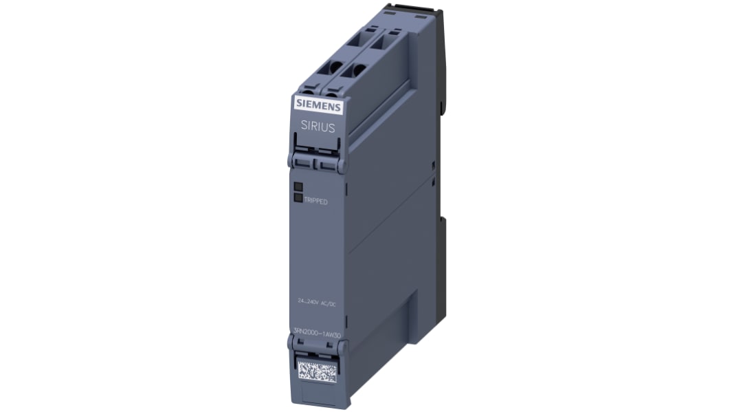 Siemens Thermistor Motor Protection Monitoring Relay, SPDT, 24 → 240V ac/dc, DIN Rail