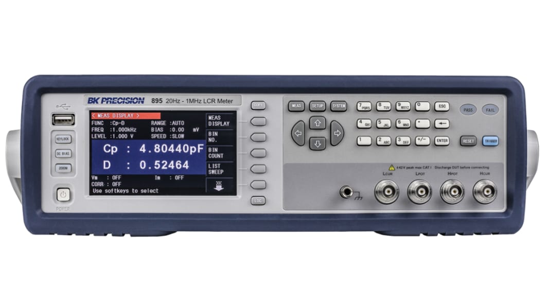 BK Precision BK895 Bench LCR Meter 100mF, 100 MΩ, 100000H