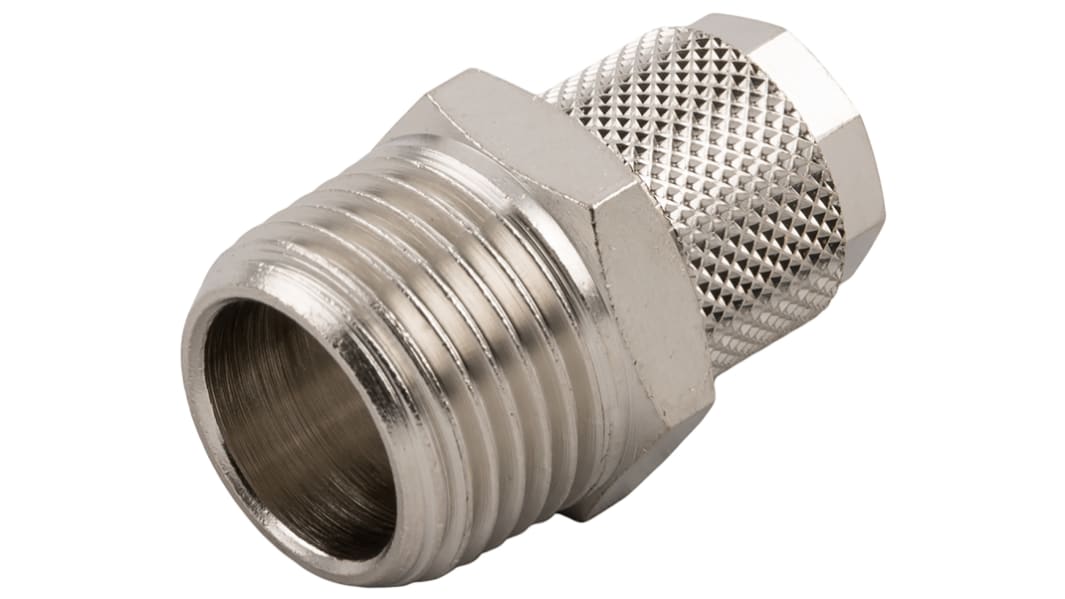 Piquage droit RS PRO vers Enfichable, 8 mm R 1/4 Mâle