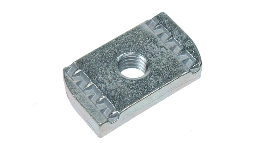 RS PRO Channel Nut, M10, Nut Base Dimensions 8 x 19mm