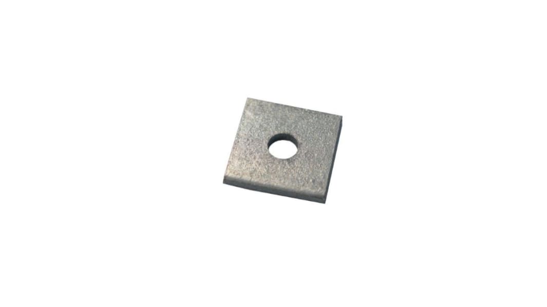 Square Bracket 1 Hole, 12mm Holes, M10 x 40 x 3mm