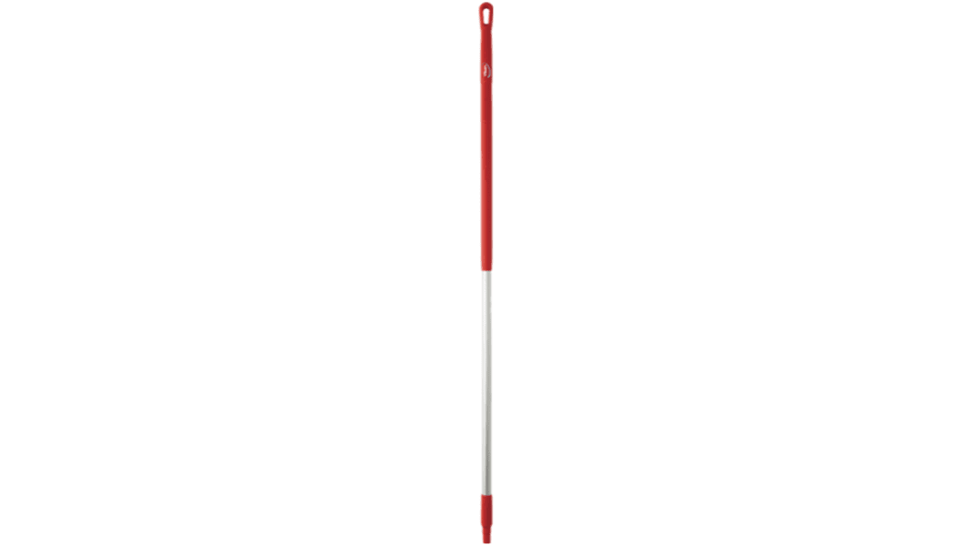 Mango de escoba Vikan, color Rojo, long. 1.51m, Ø 31mm, para usar con Escobas Vikan, Enjugadores Vikan