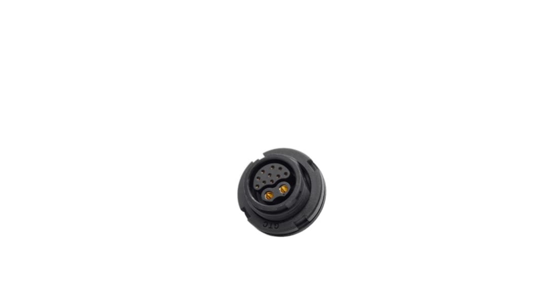 RS PRO Hybrid Power & Signal Connector, 2 + 10 Contacts, Panel Mount, C4 Connector, Socket, Female, IP67