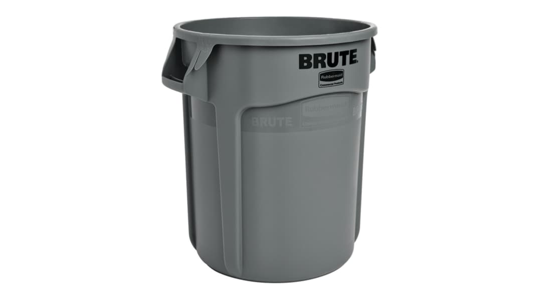 Contenedor Rubbermaid Commercial Products Gris de 75L de Polietileno