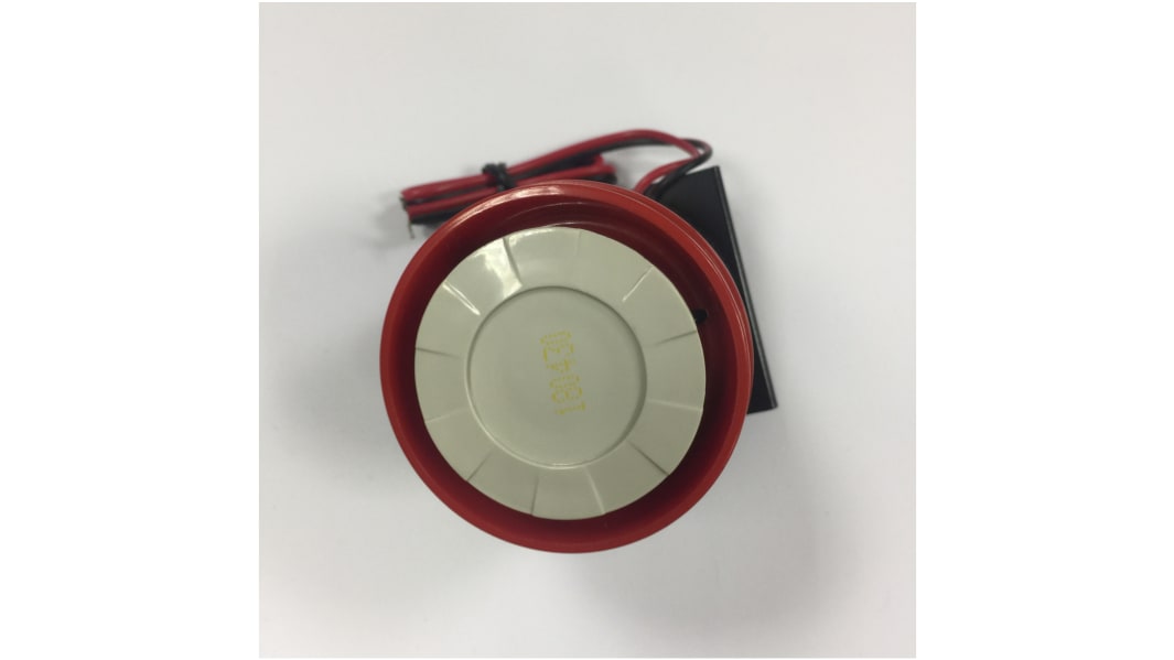 RS PRO サイレン 圧電ブザー, 105dB, スクリューマウント