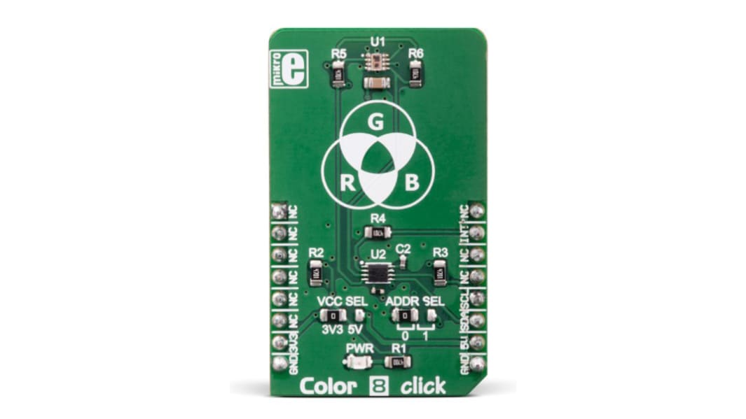 Scheda di valutazione del sensore di colore COLOR 8 CLICK MikroElektronika