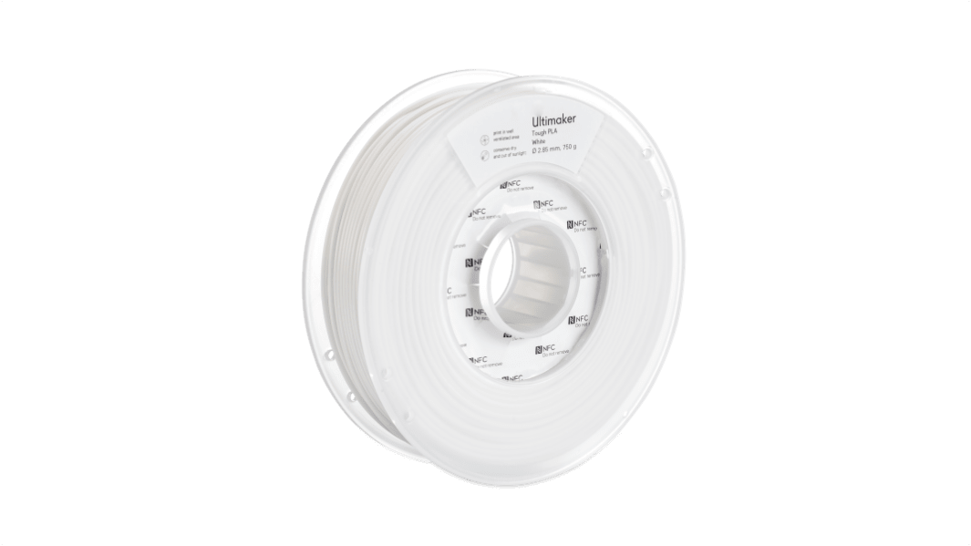 Ultimaker 2.85mm White Tough PLA 3D Printer Filament, 750g