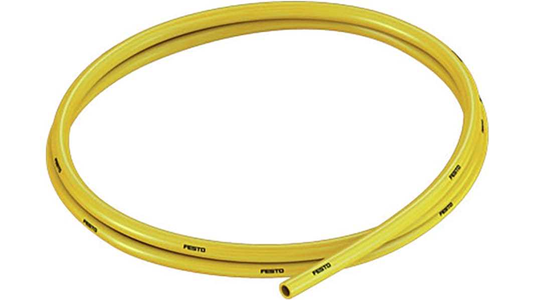 Tubería de aire comprimido Festo de Poliuretano Amarillo, diá. exterior 6mm, longitud 50m