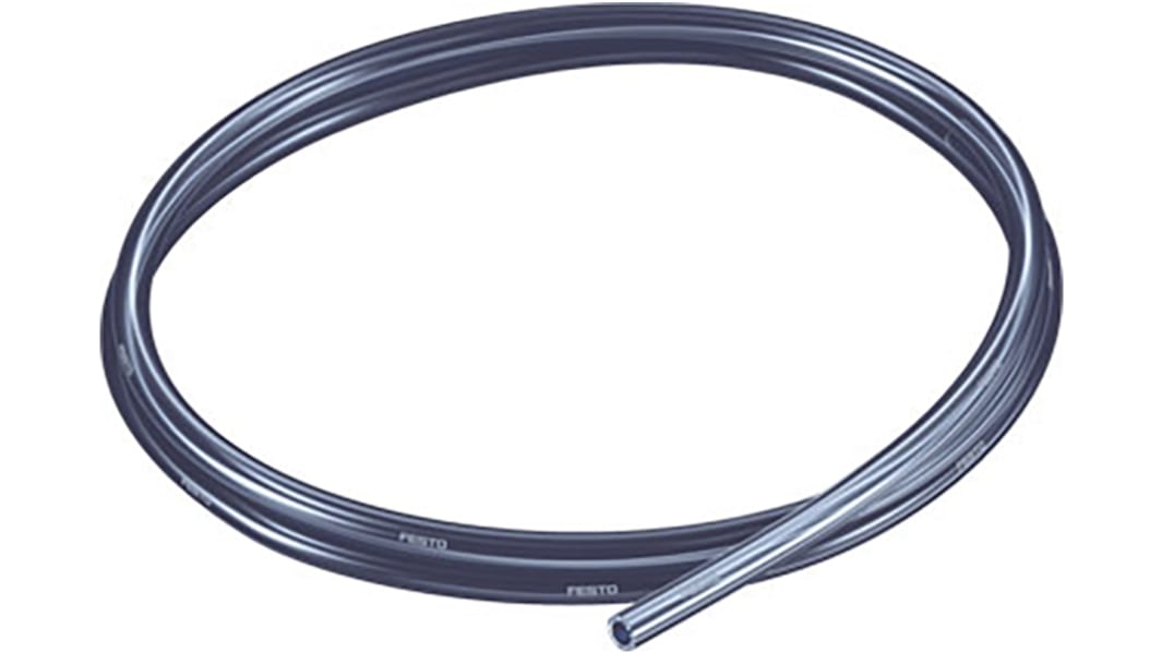 Tubería de aire comprimido Festo de Poliuretano Negro, diá. exterior 6mm, longitud 50m