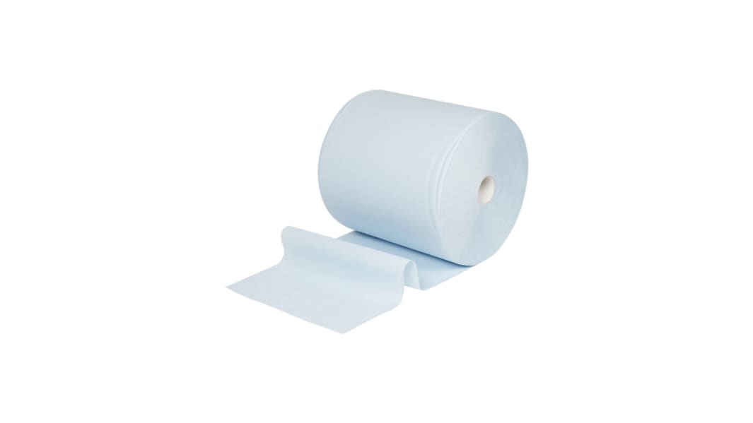 Kimberly Clark WypAll Rolled Blue Paper Towel, 380 x 330mm, 1000 Sheets