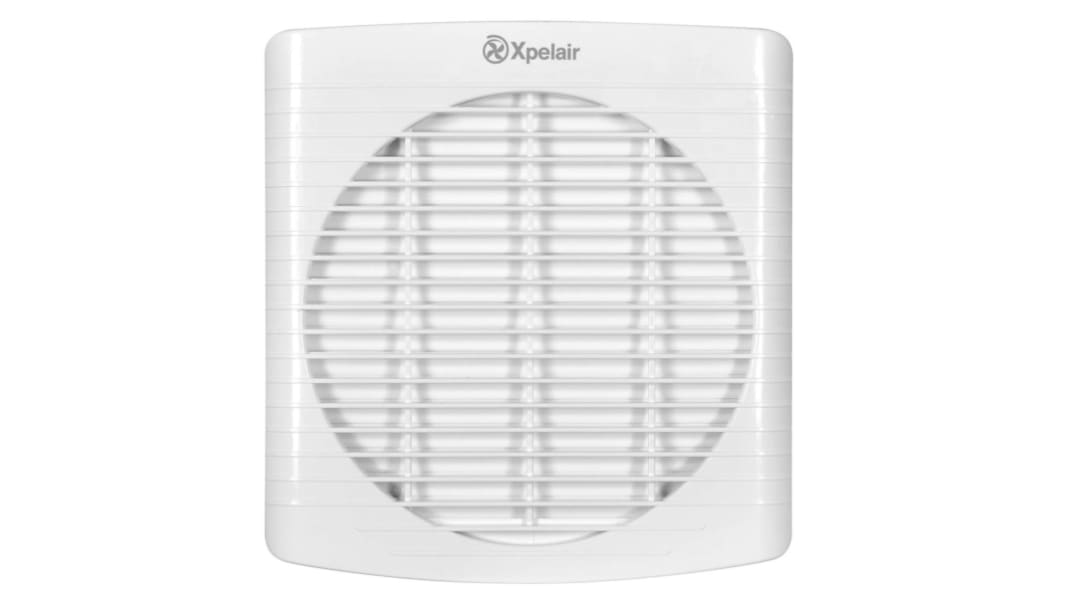 Extractor de humos Xpelair para Extracción, inyección, Ø conducto 225mm, caudal 670m³/h, montaje en ventana