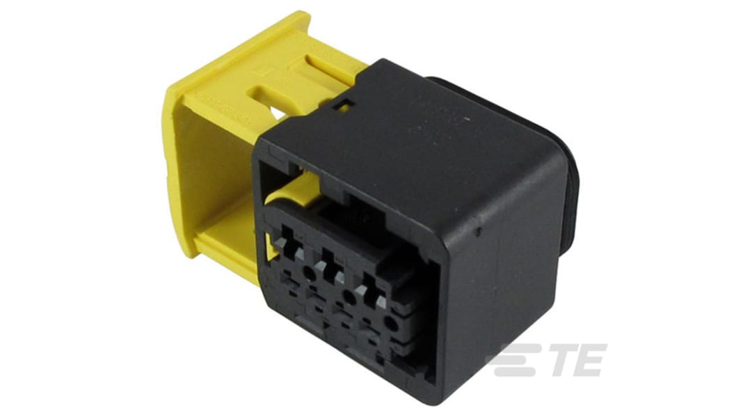 TE Connectivity, HDSCS Automotive Connector Socket Black 7 Way 1-1418480-1