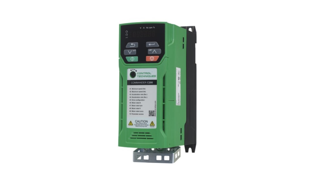Control Techniques Inverter Drive, 3 kW, 3 Phase, 380 → 480 V ac, 7.3 A, C200 Series
