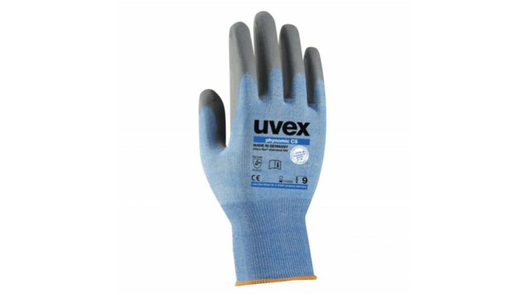 8888 Phynomic C5  Arbejdshandsker, Elastan, Aqua-polymerskum, Blå, Skærefast, 10, 4X42C, EN388:442