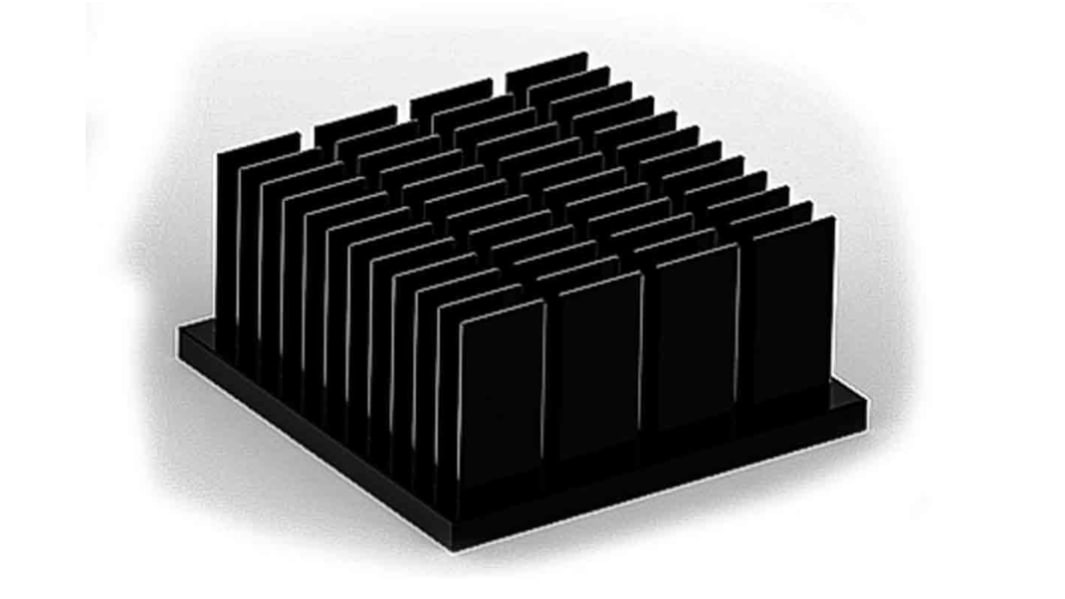 Disipador SPREADFAST de Aluminio Negro, dim. 30 x 30 x 14mm, para usar con Universal Square Alu