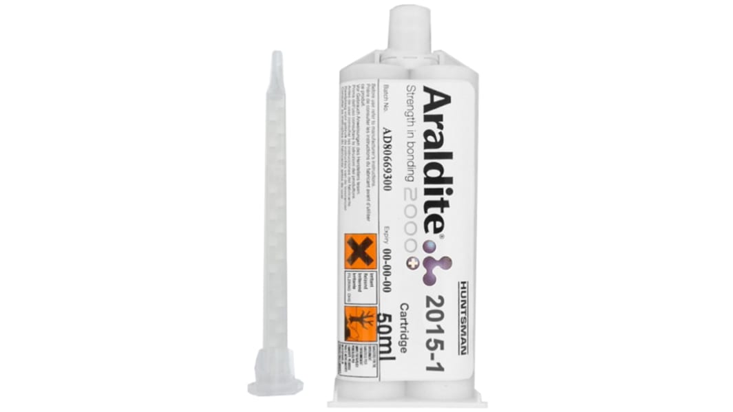 Araldite 2015-1 2K Epoxidkleber Flüssig Beige, Doppelkartusche 50 ml