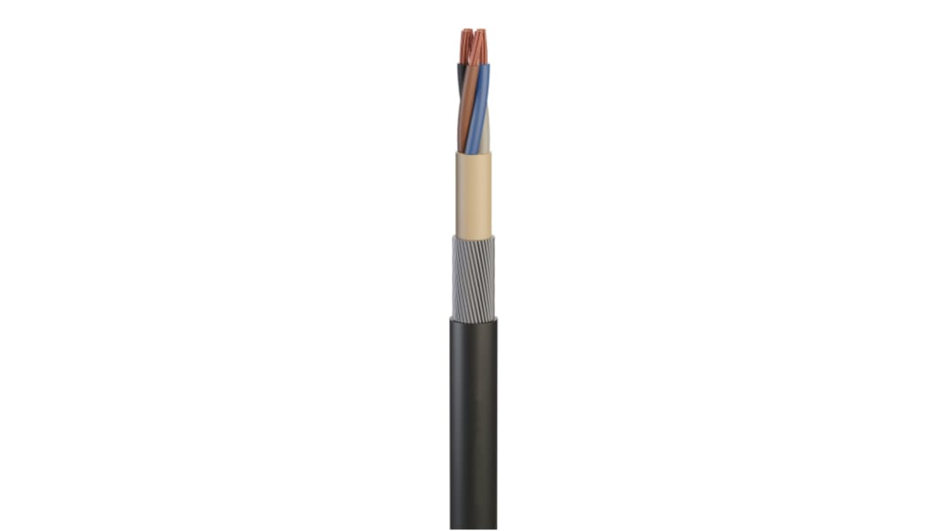 RS PRO 2 Core PVC Power Cable +90°C