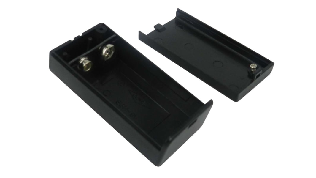 Portapilas para 1 pila 9 V PP3, montaje PCB