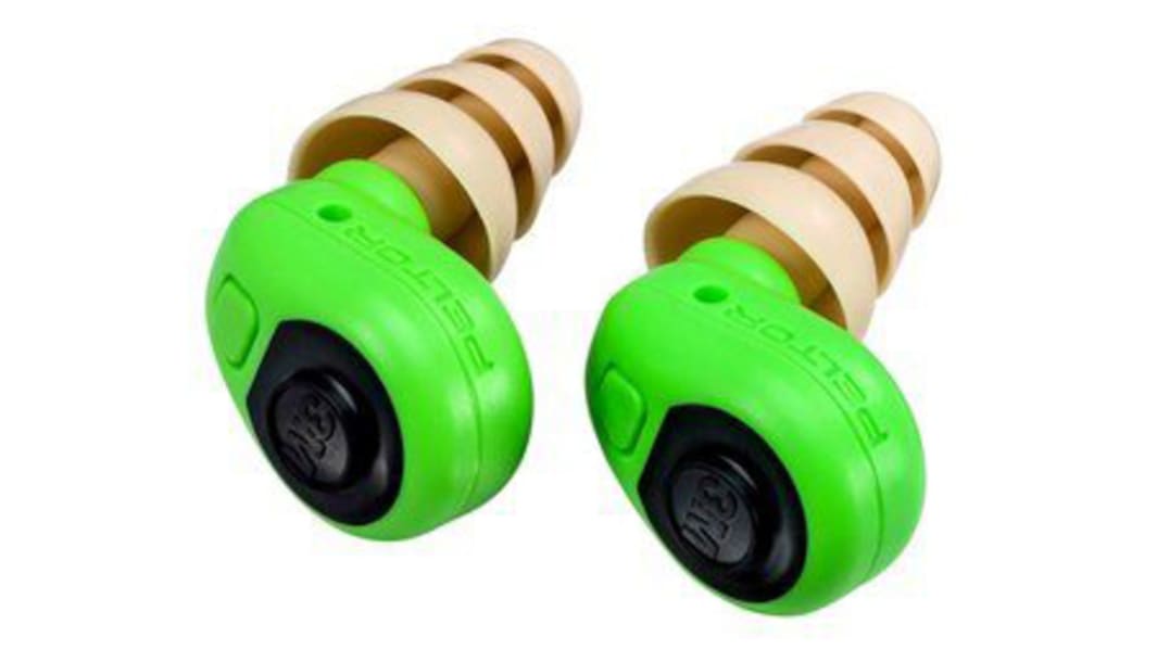 3M PELTOR Wireless Listen Only Electronic Ear Plugs with Ear Plug, 32dB, Green
