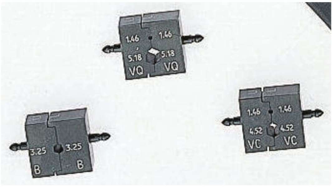 RS PRO Crimping Die Set, Coaxial Type BT2002