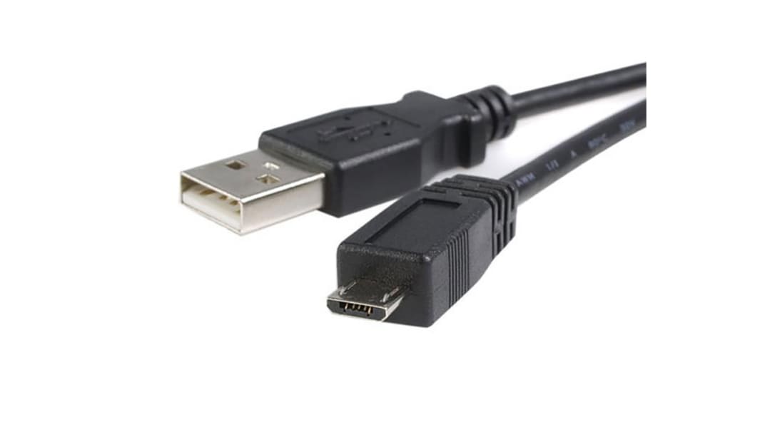 StarTech.com USBケーブル, USB A → Micro USB B, 3m, USB 2.0