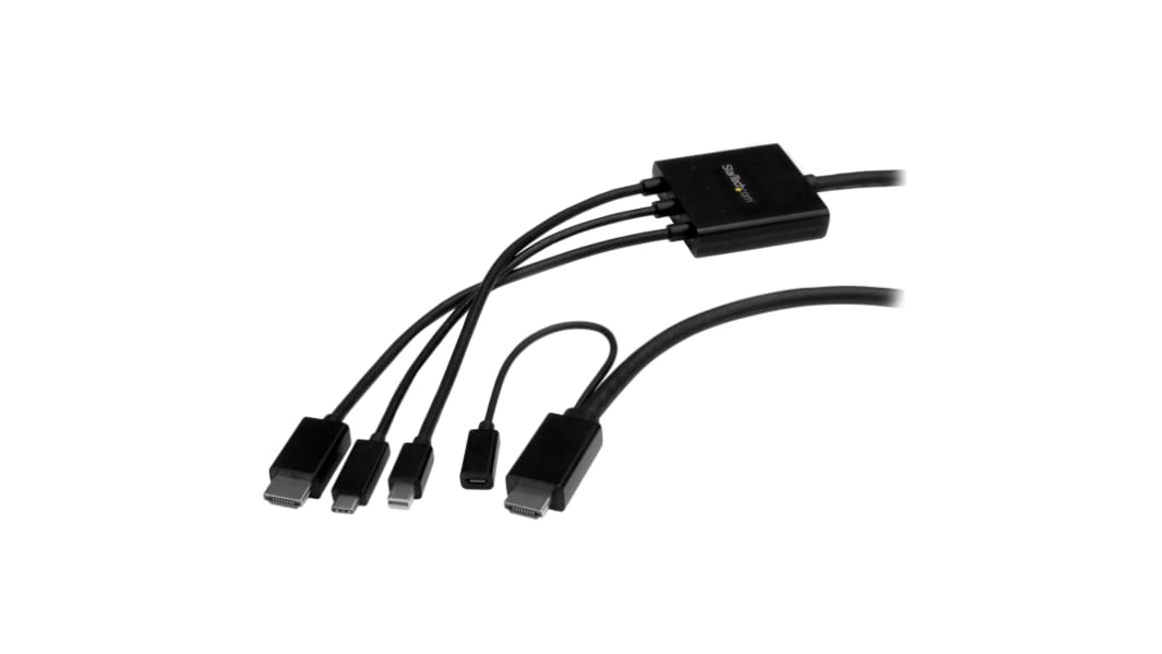 Adaptateur StarTech.com USB C vers HDMI, Mini DisplayPort, USB 3.1, 4K