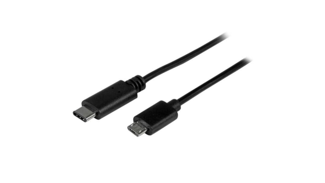 StarTech.com USB 2.0, Male USB C to Male Micro USB B, 480Mbps, 500mm