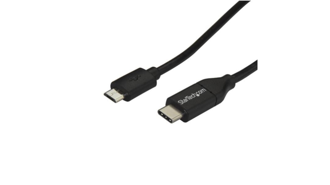 StarTech.com USB 2.0, Male USB C to Male Micro USB B, 480Mbps, 2m