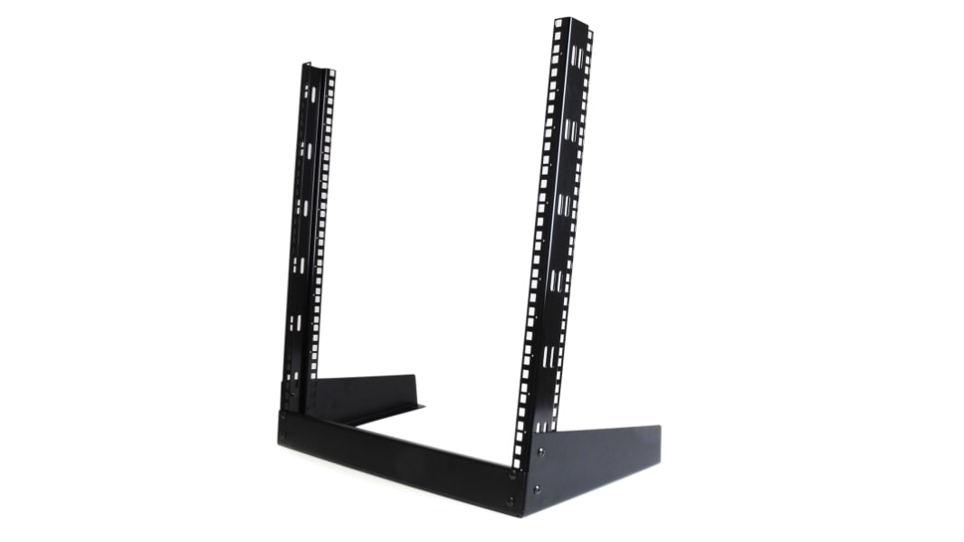 StarTech.com Black 12U Steel Server Rack , with 2-Post Frame