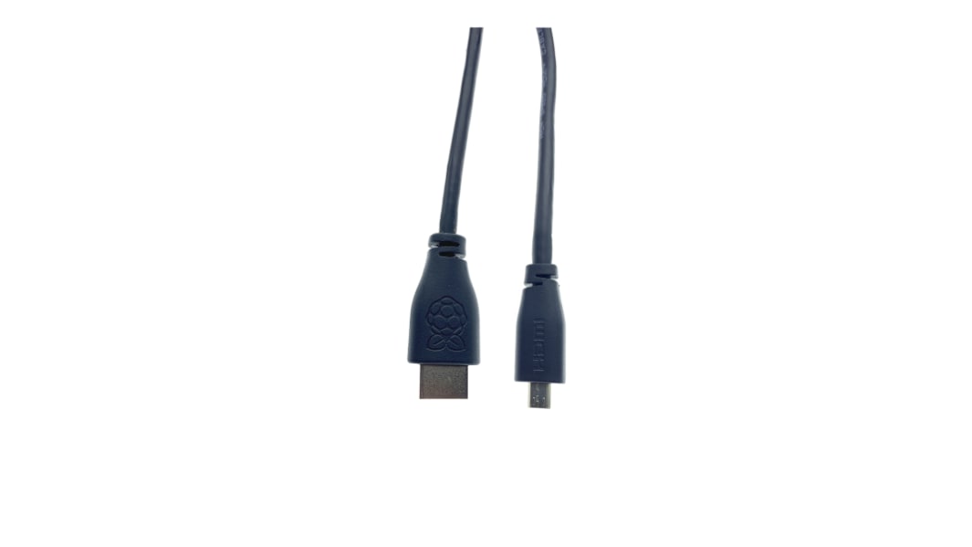 Cable HDMI a micro HDMI Raspberry Pi de 1m de color Negro