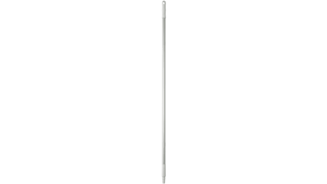 Vikan White Anodised Aluminium, Polypropylene Mop Handle, 1.26m
