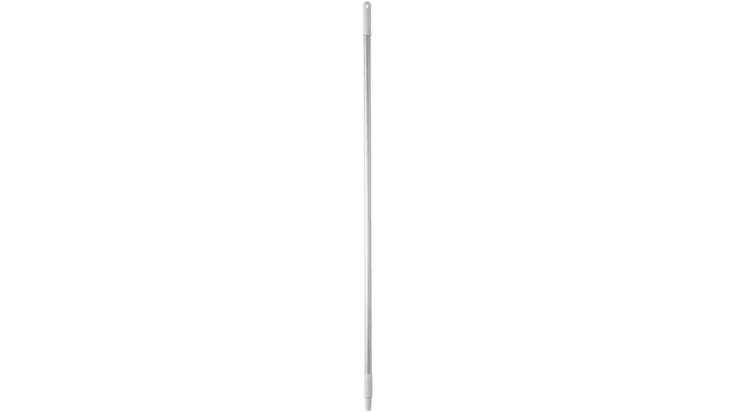 Vikan White Anodised Aluminium, Polypropylene Mop Handle, 1.46m