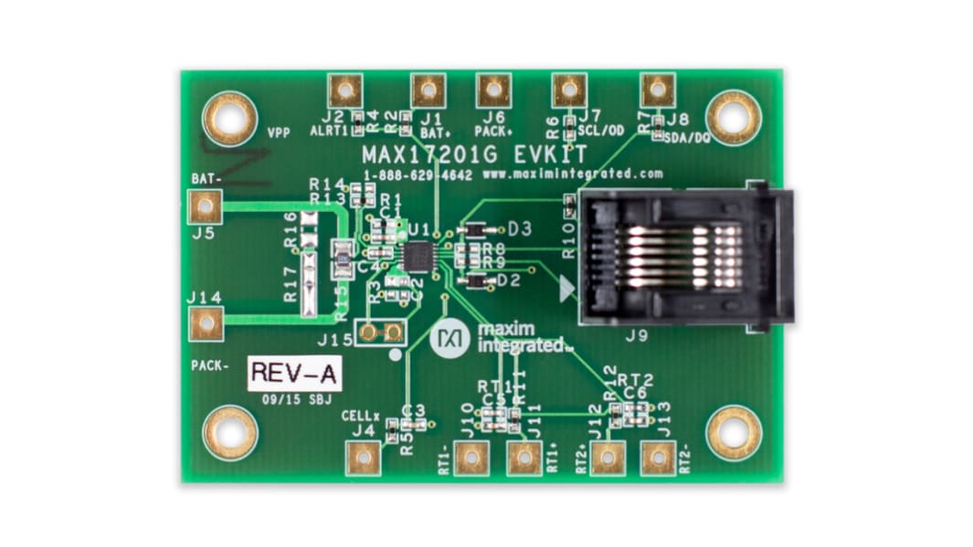 Maxim Integrated 電源IC 開発キット, 評価キット, バッテリ充電器, MAX17201GEVKIT#