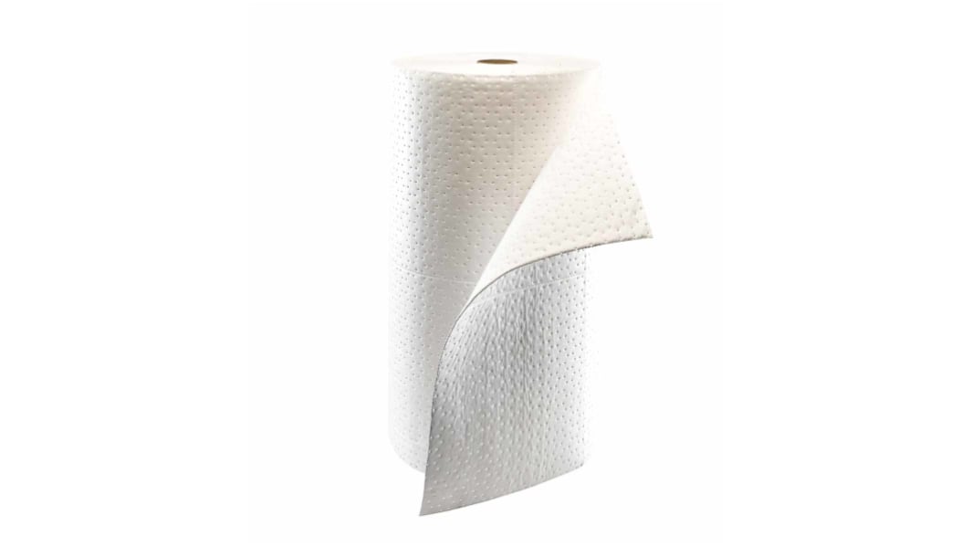 Ecospill Ltd Spill Absorbent Roll for Oil Use, 128 L Capacity, 1 per Pack