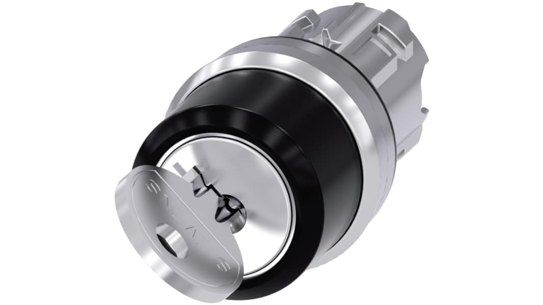 Siemens SIRIUS ACT 3SU10 Schlüsselschalterkopf 22mm 2 Positionen 421 Rastend IP66, IP67, IP69(IP69K)