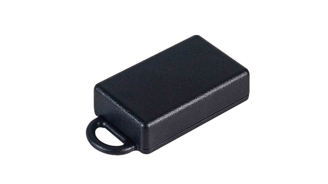 RS PRO Black ABS Hand Held Case, IP54, 53 x 33 x 15mm