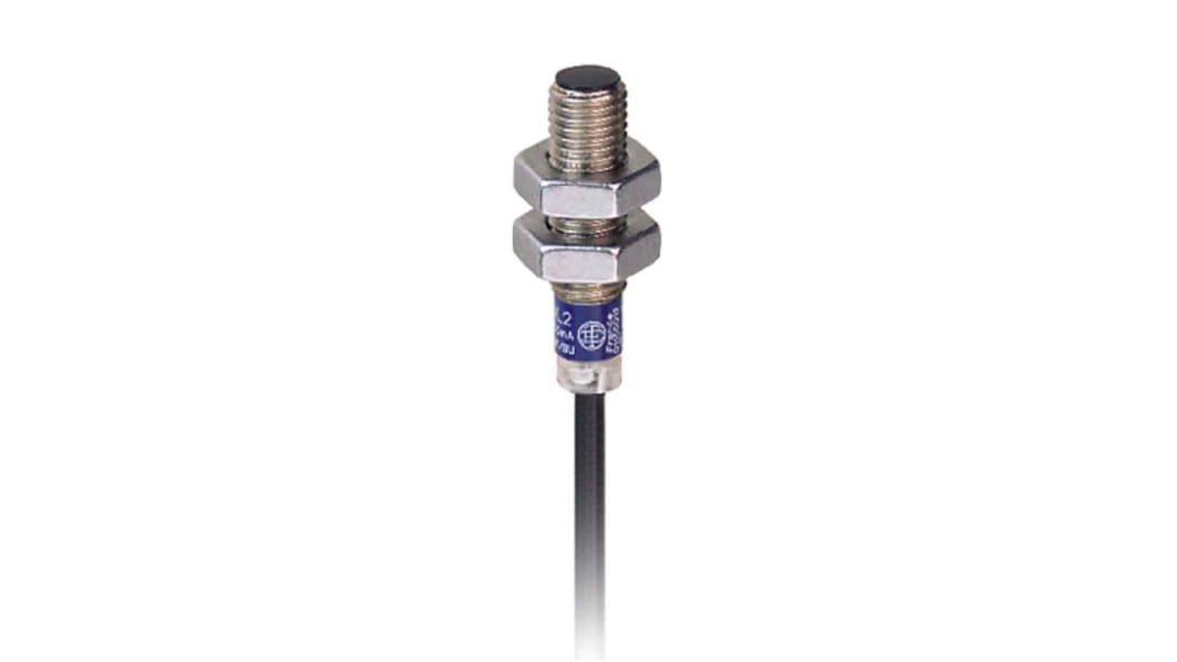 Telemecanique Sensors OsiSense XS M8 Näherungssensor Induktiv, Gewinderohr 1,5 mm 2-Draht 10 36 V dc, 12 24 V dc /