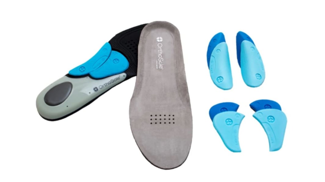 Plantilla Orthosole talla 8 - 8,5 (UK), 42 - 42,5 (EU), , con soporte de puente ajustable y amortiguación de impactos