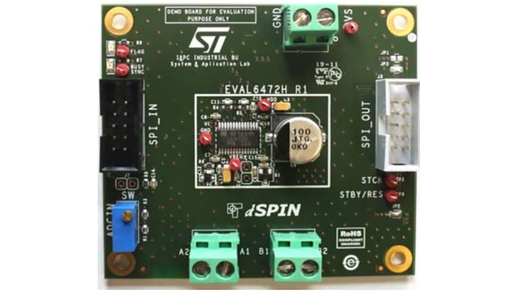 STMicroelectronics Demonstration Board for L6472 for Stepper Motor Driver