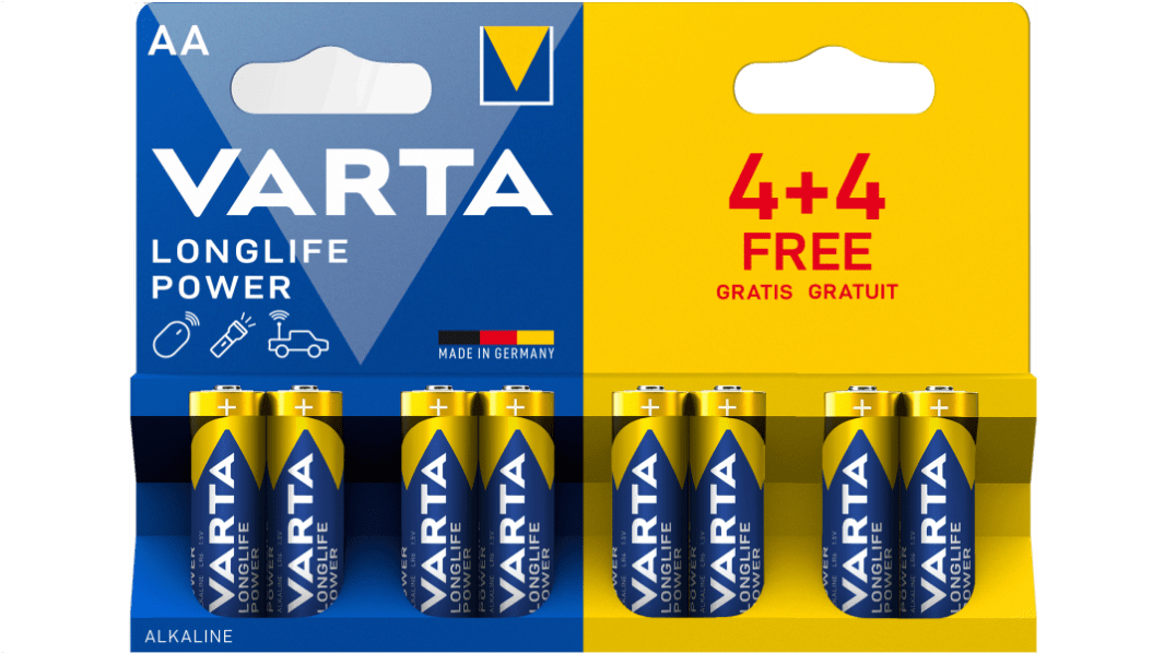 Varta Alkaline AA Batteries 1.5V